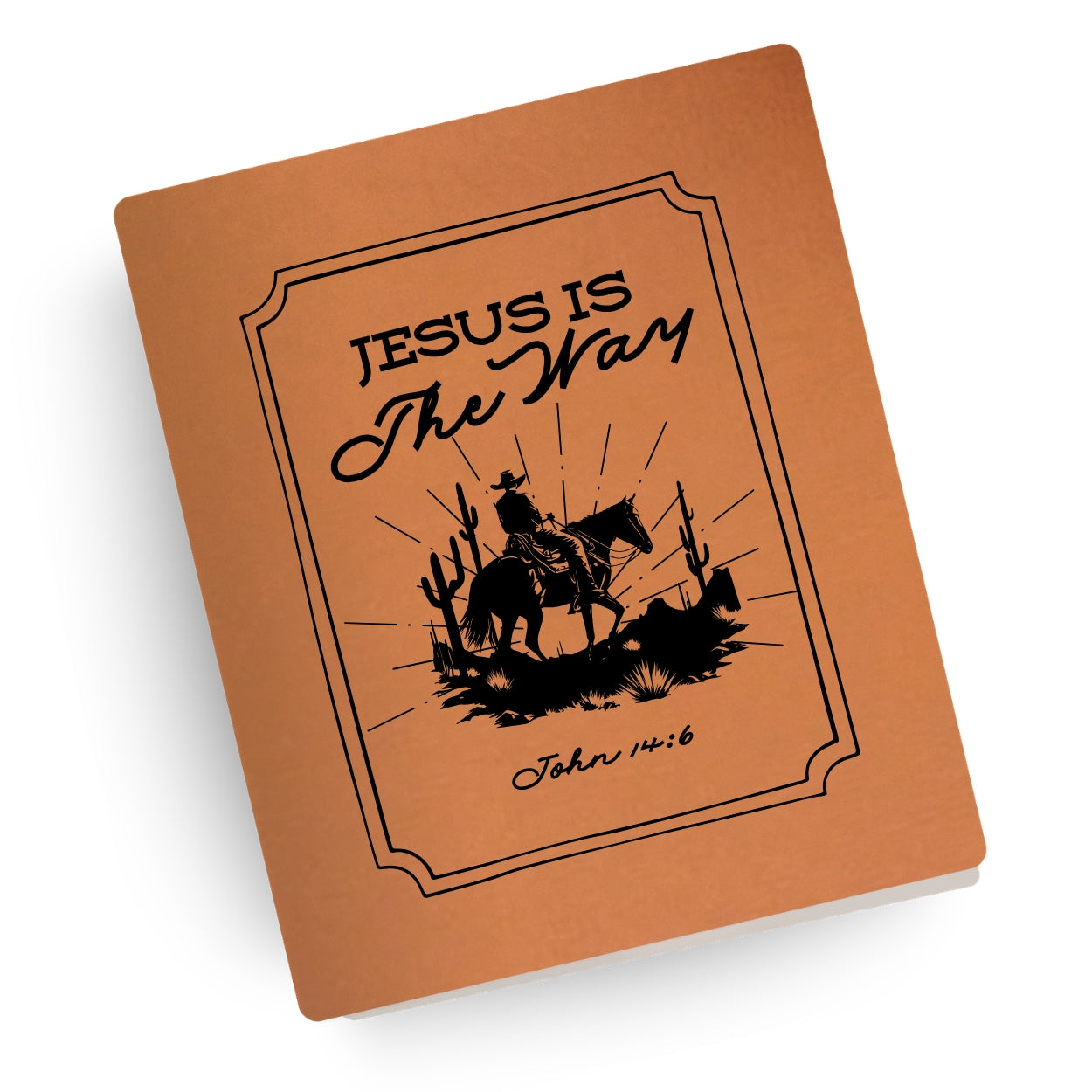 Ride the Narrow Way Engraved Bible
