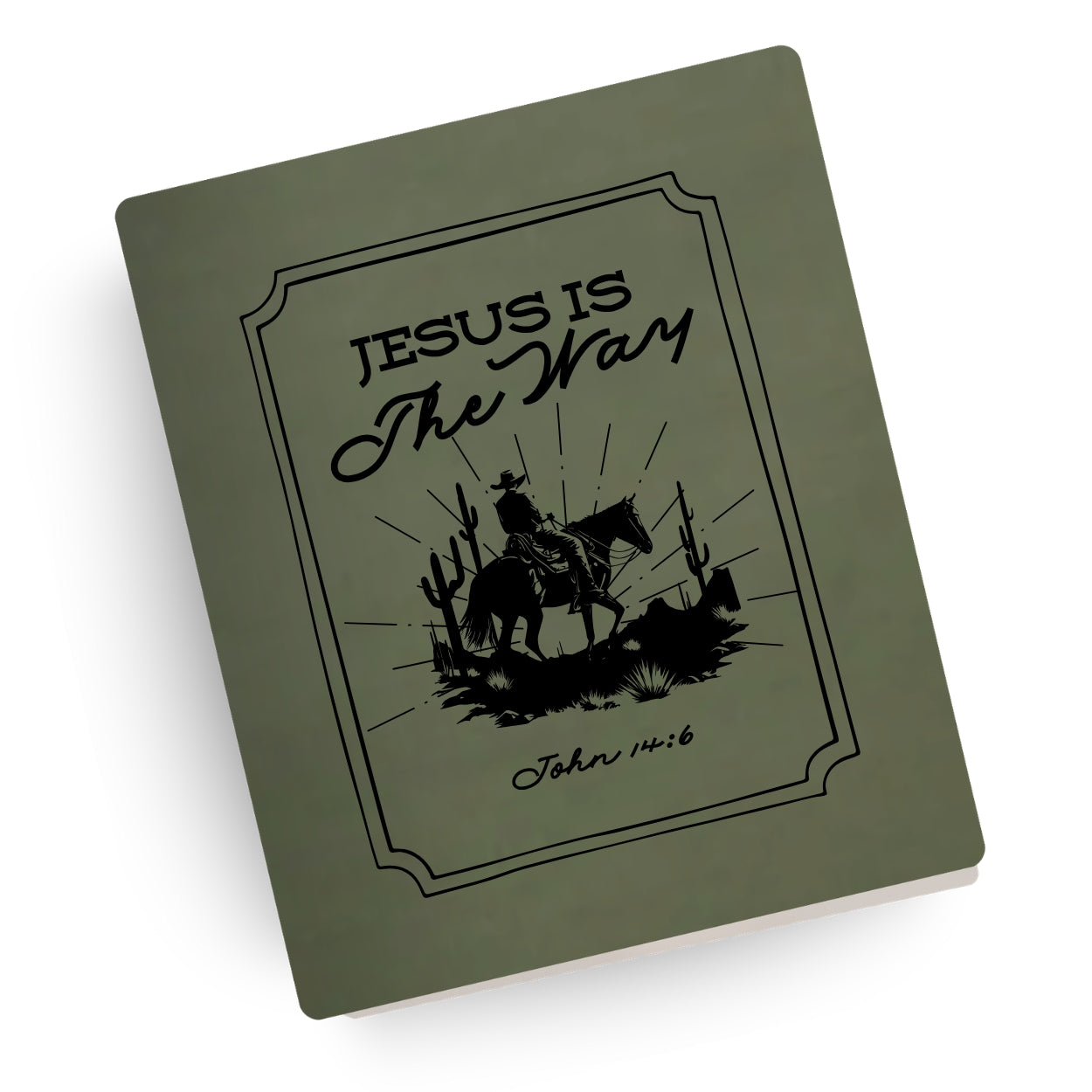 Ride the Narrow Way Engraved Bible