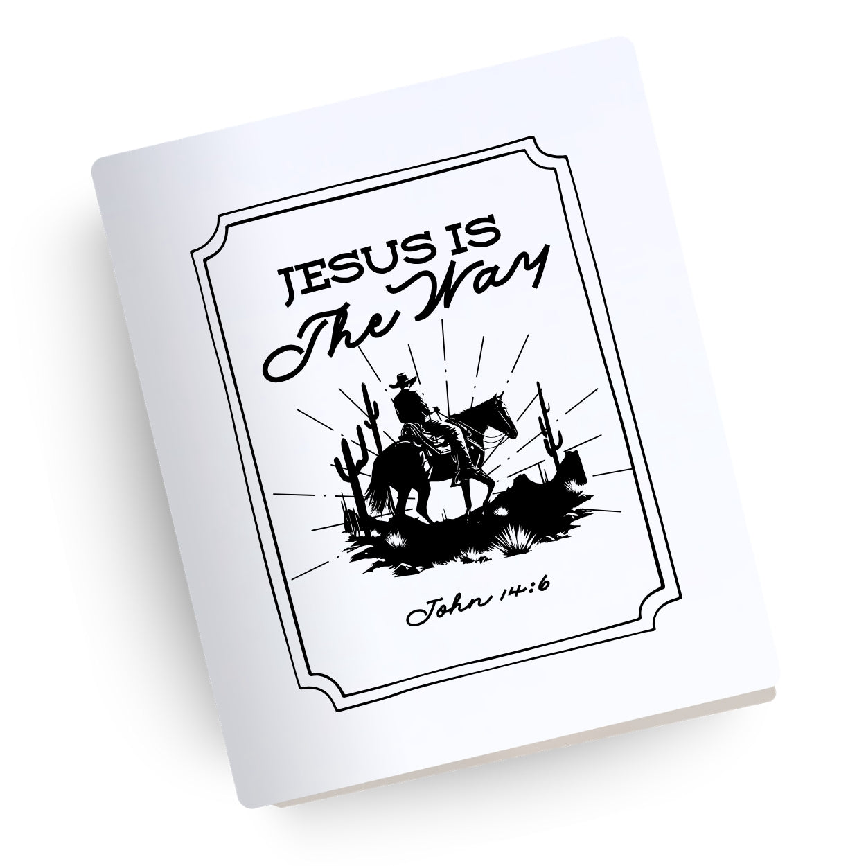 Ride the Narrow Way Engraved Bible