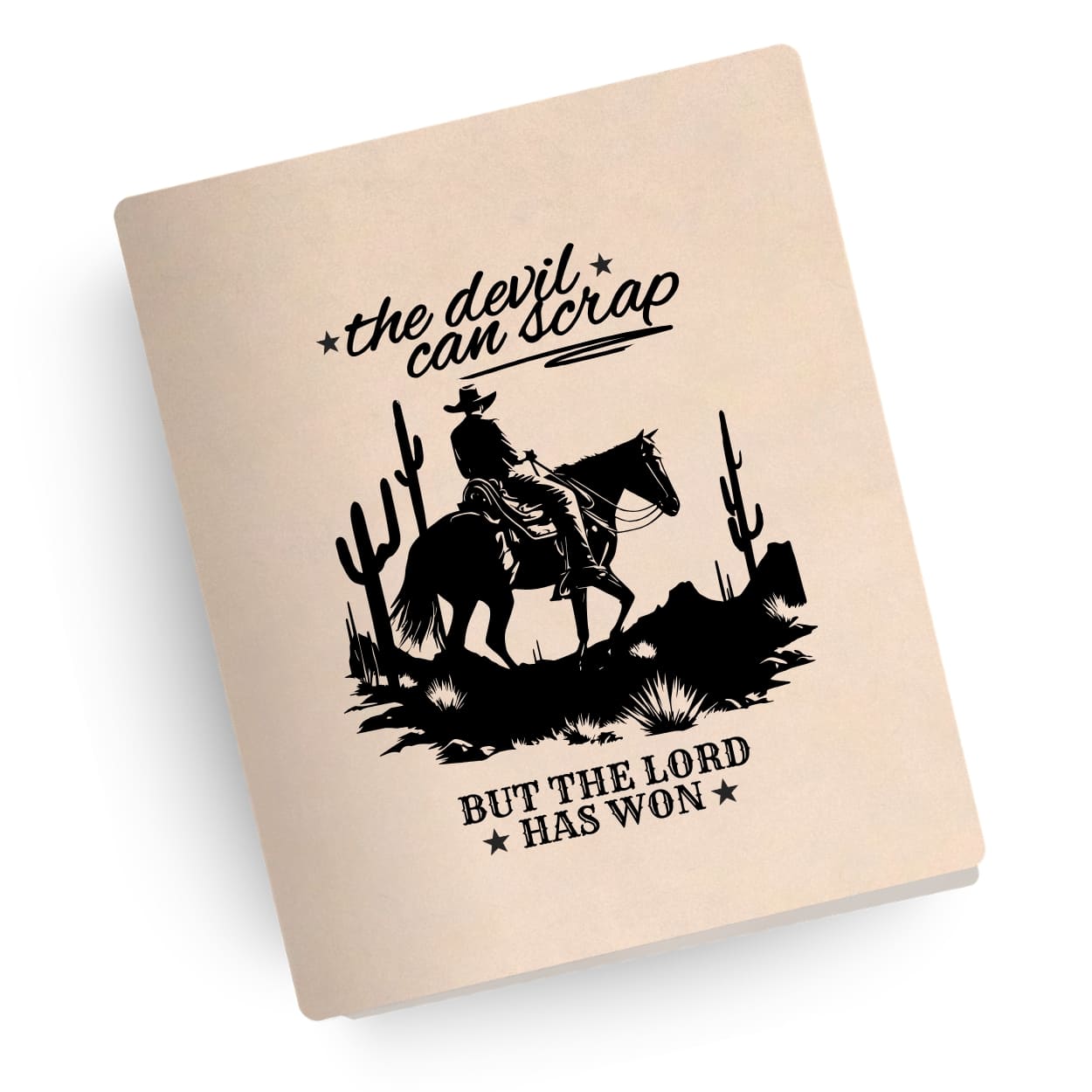The Outlaw’s Defeat Engraved Bible