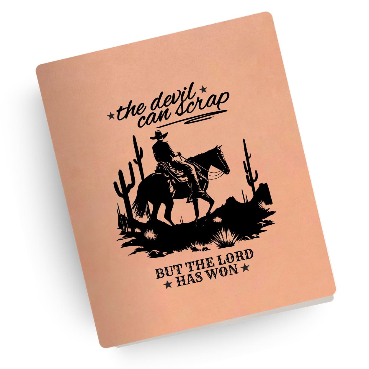 The Outlaw’s Defeat Engraved Bible
