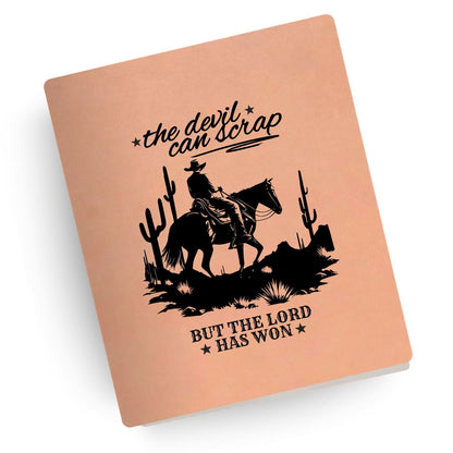 The Outlaw’s Defeat Engraved Bible