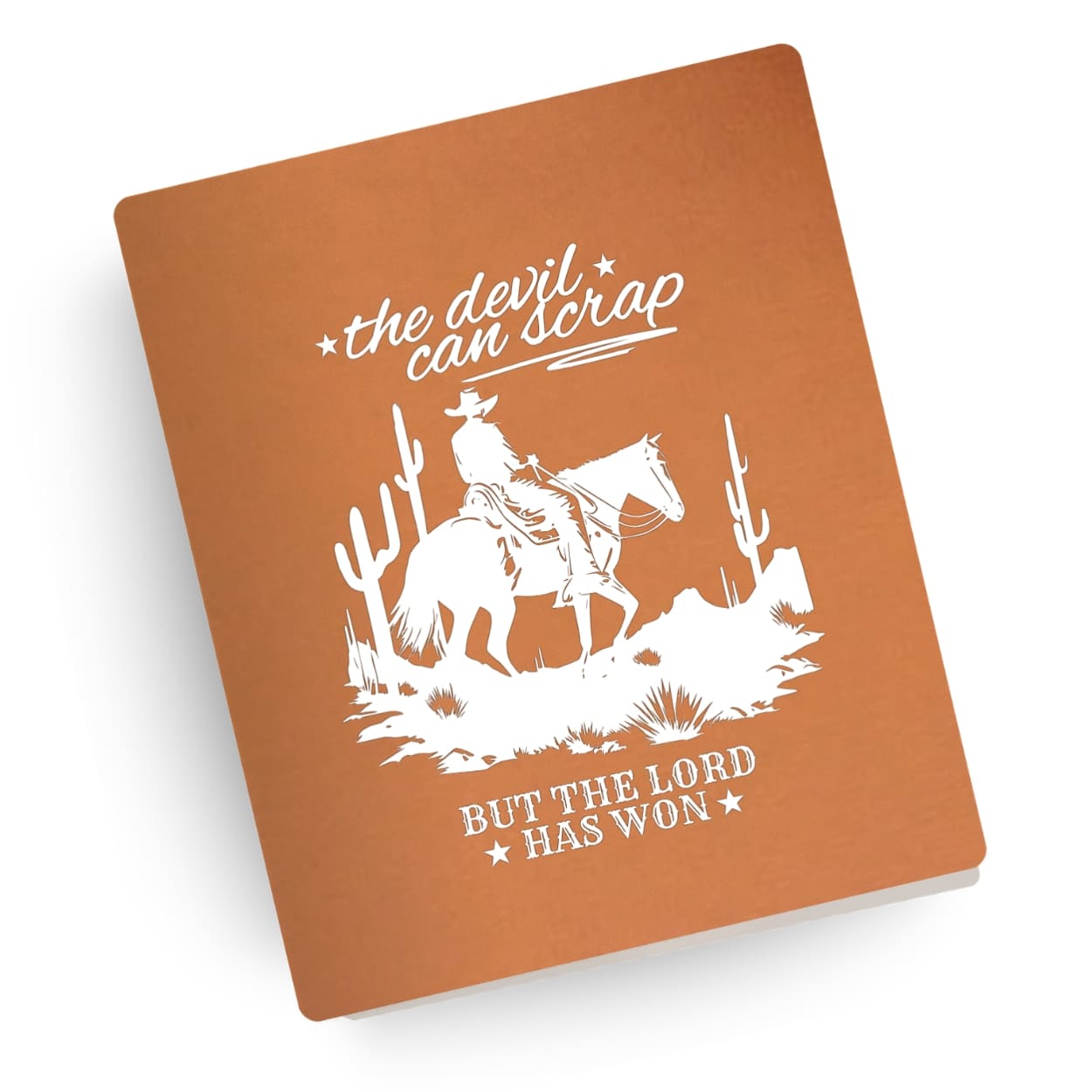 The Outlaw’s Defeat Engraved Bible