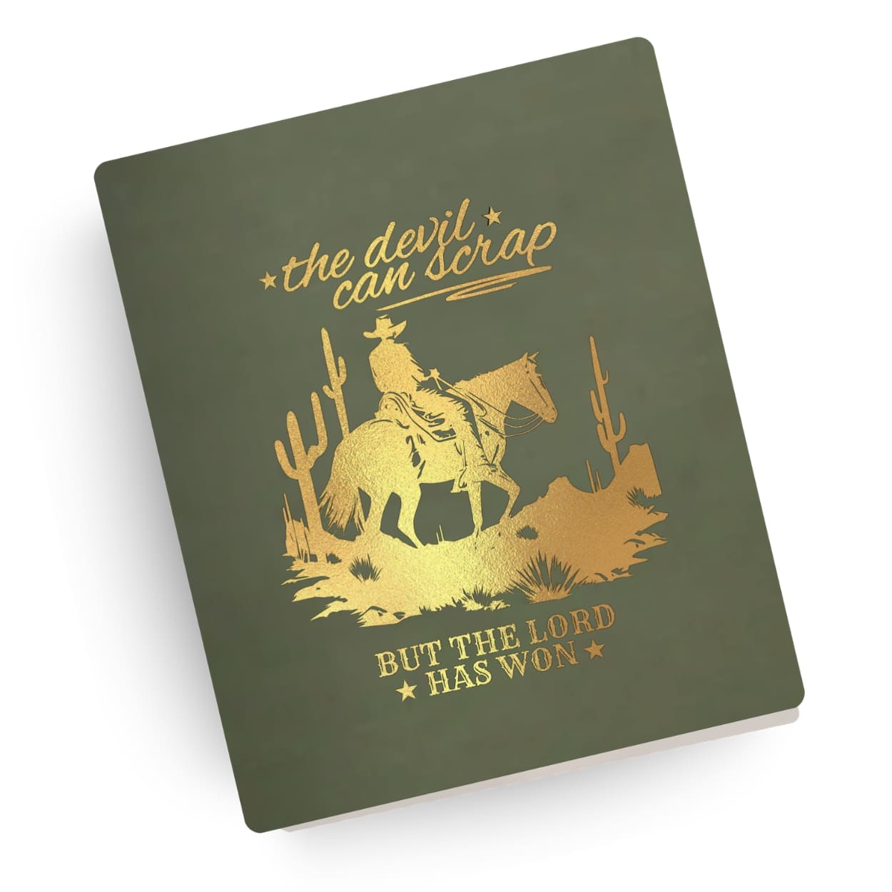 The Outlaw’s Defeat Engraved Bible