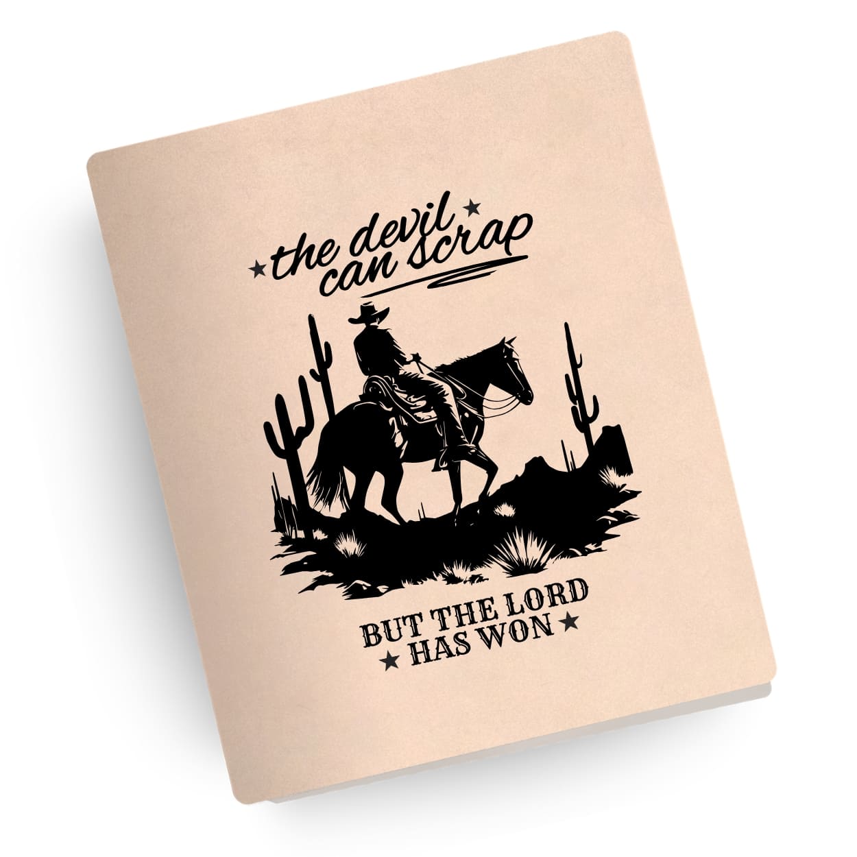 The Outlaw’s Defeat Engraved Bible