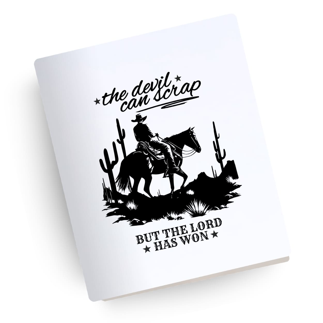 The Outlaw’s Defeat Engraved Bible