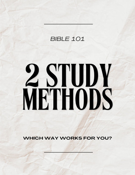 Study Methods [Digital Download]