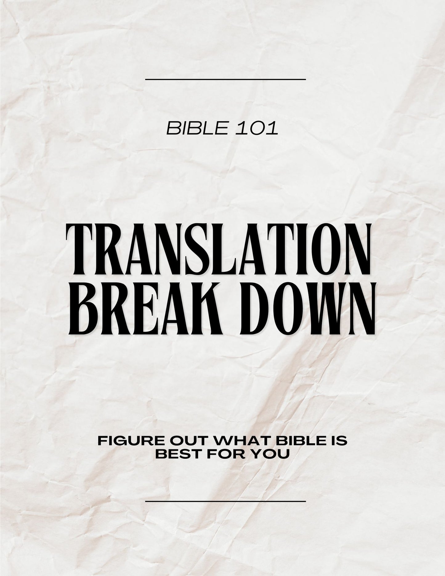 Bible Study Guide 2024 [Digital Download]