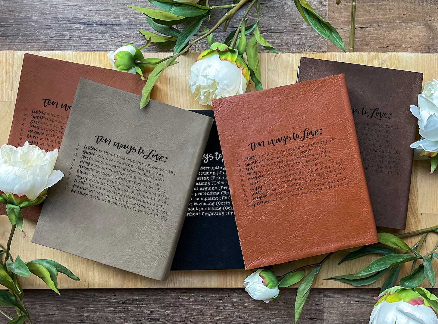 Deep Waters Engraved Bible