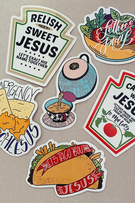 Jesus Food Puns Collection (6 pack) - Bibles and Coffee