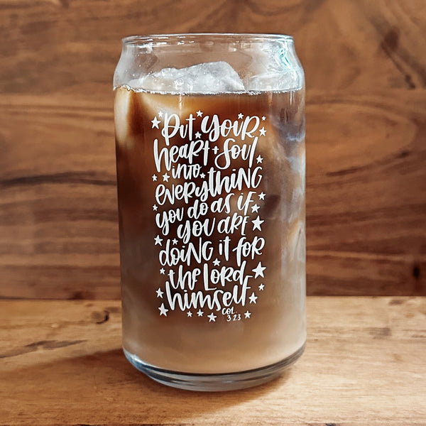 Prayer Cups (4-Pack) Glass Tumbler Set