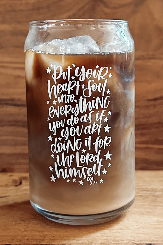 Prayer Cups (4-Pack) Glass Tumbler Set