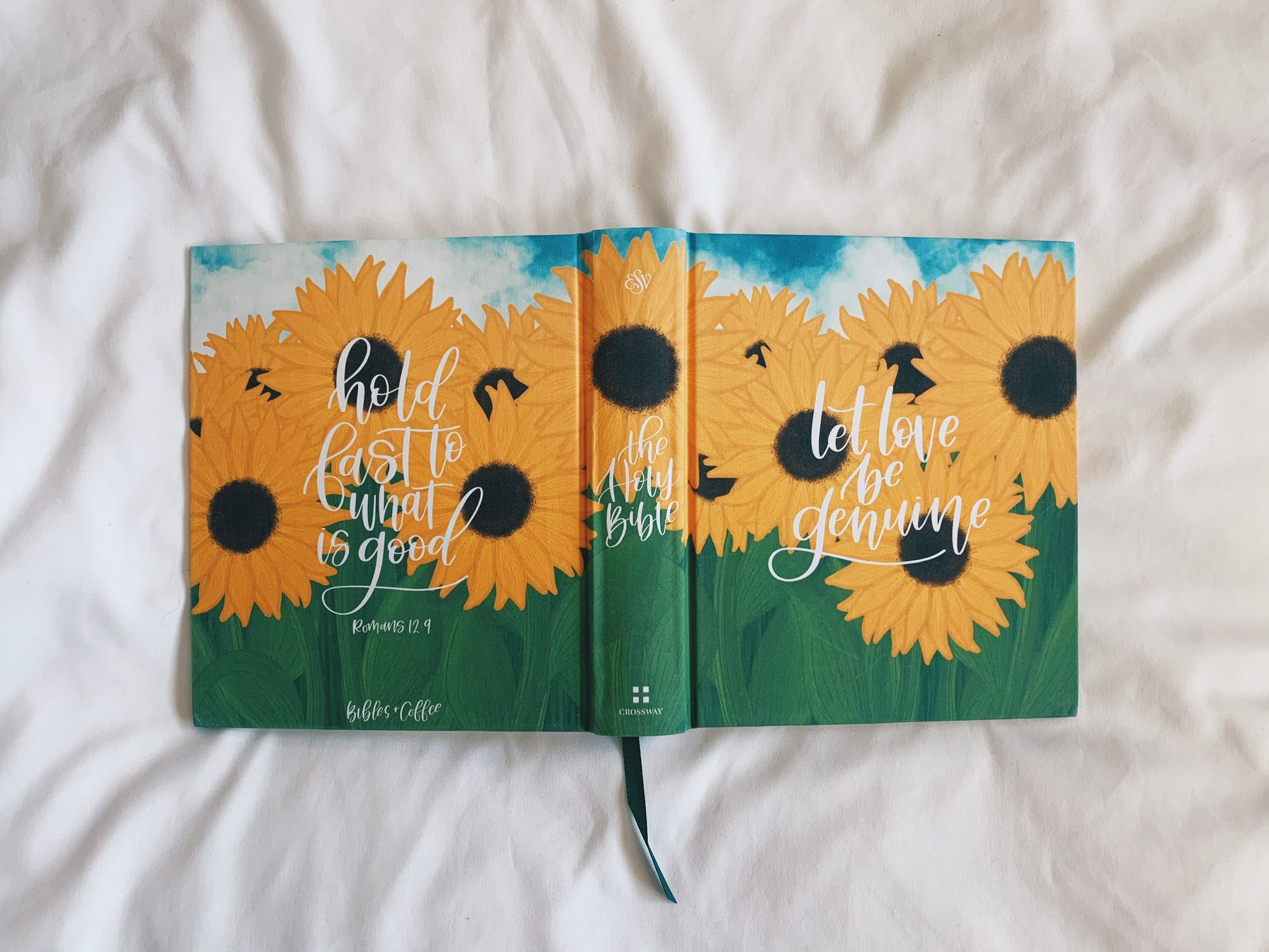 Hot Painted Bibles - Sunflowers