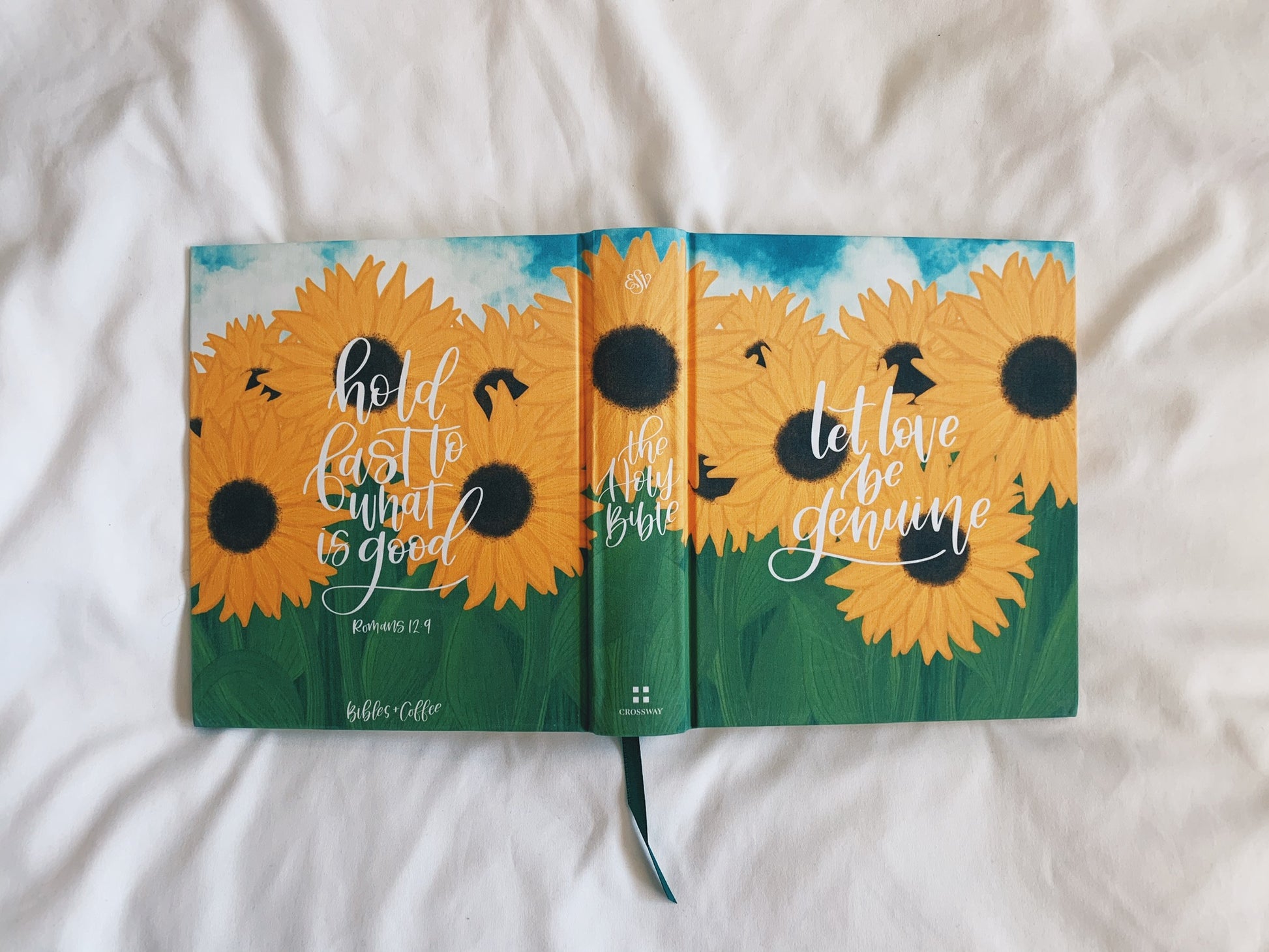 Sunflower ESV Journaling Bible - Bibles and Coffee