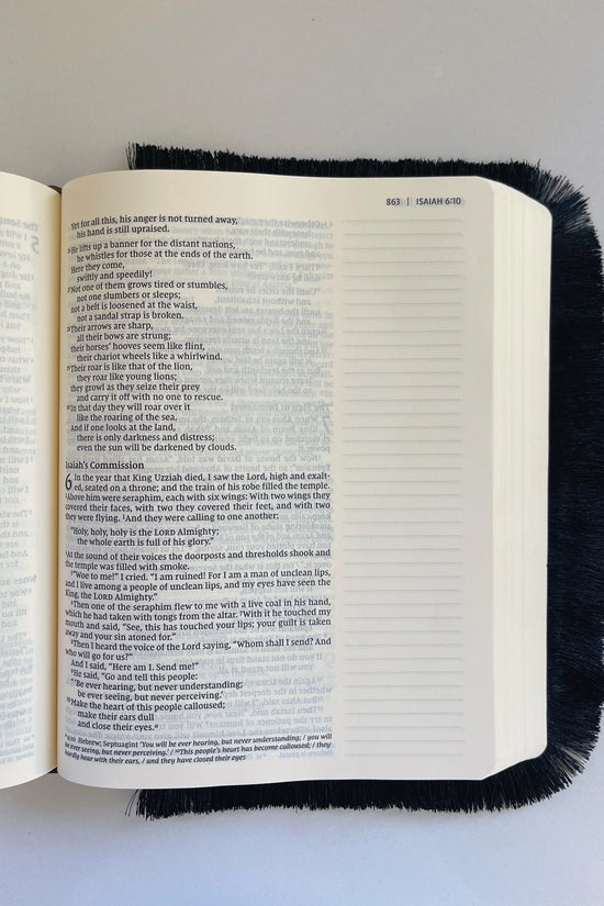 Black - Bible Fringe