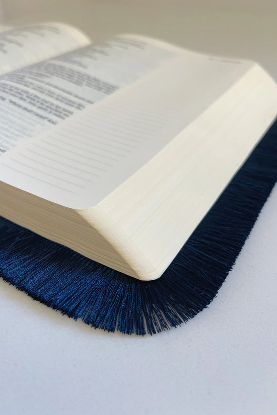 Navy - Bible Fringe