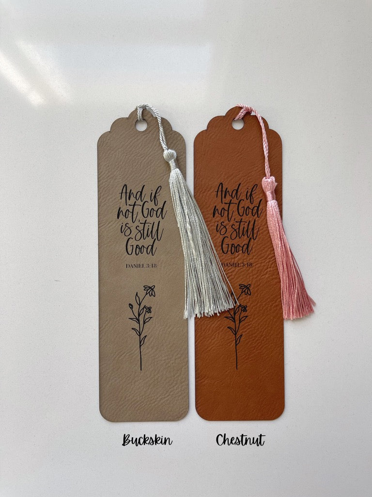 God is Still Good Faux Leather Bookmark