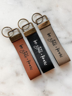 Be Still & Know Keychain