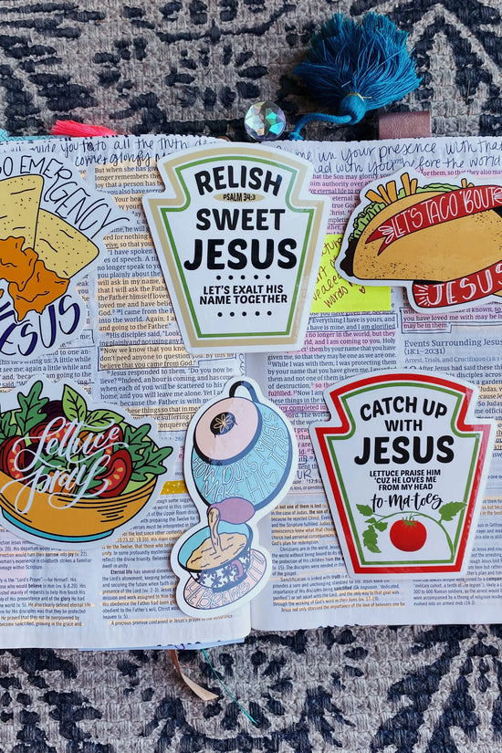 Jesus Food Puns Collection (6 pack) - Bibles and Coffee