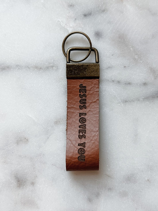 Genuine Leather Keychain