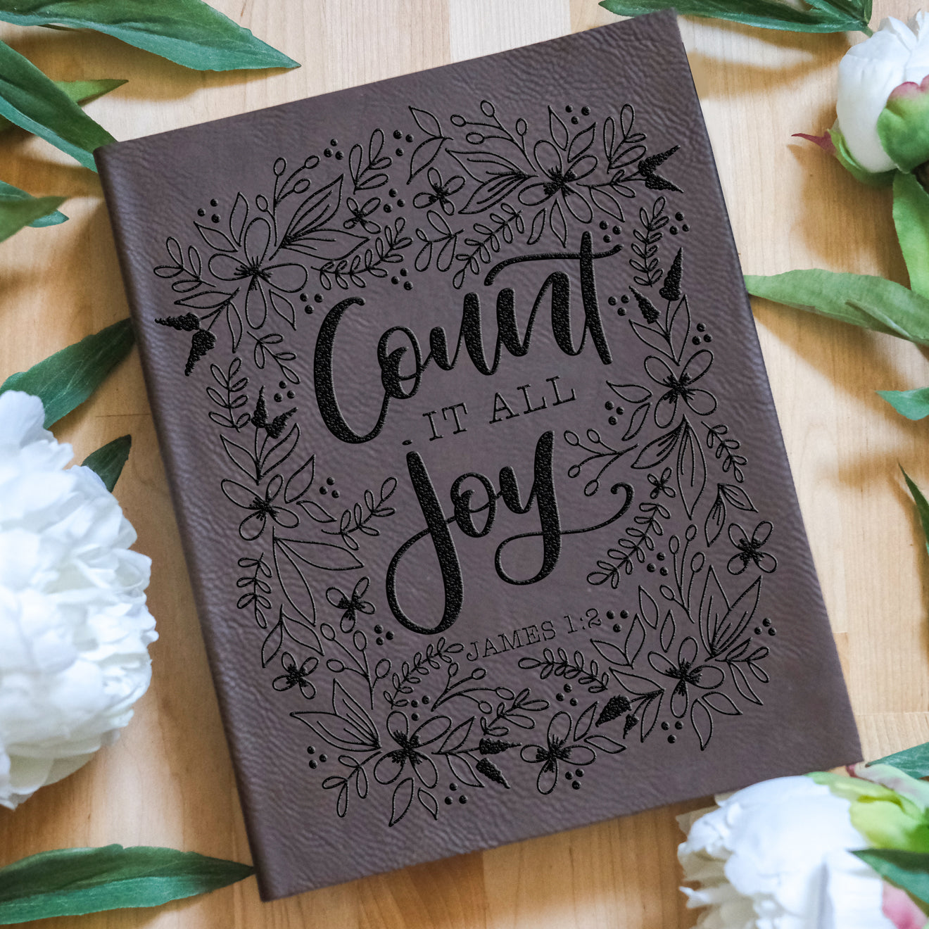 Count It All Joy Engraved Bible