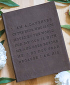 I Am A Daughter Engraved Bible