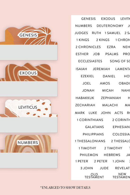 Boho - Repositionable Tabs Set