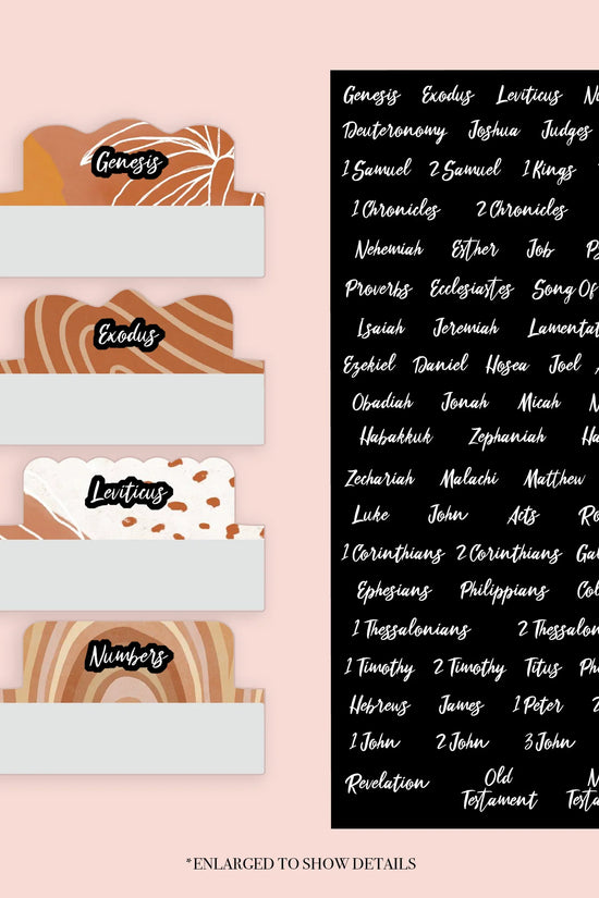 Boho - Repositionable Tabs Set