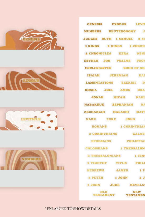 Boho - Repositionable Tabs Set