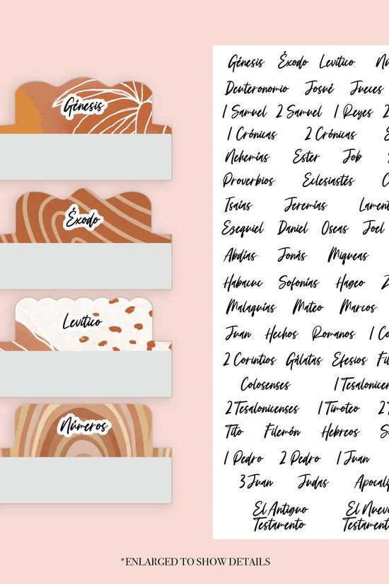 Boho - Repositionable Tabs Set