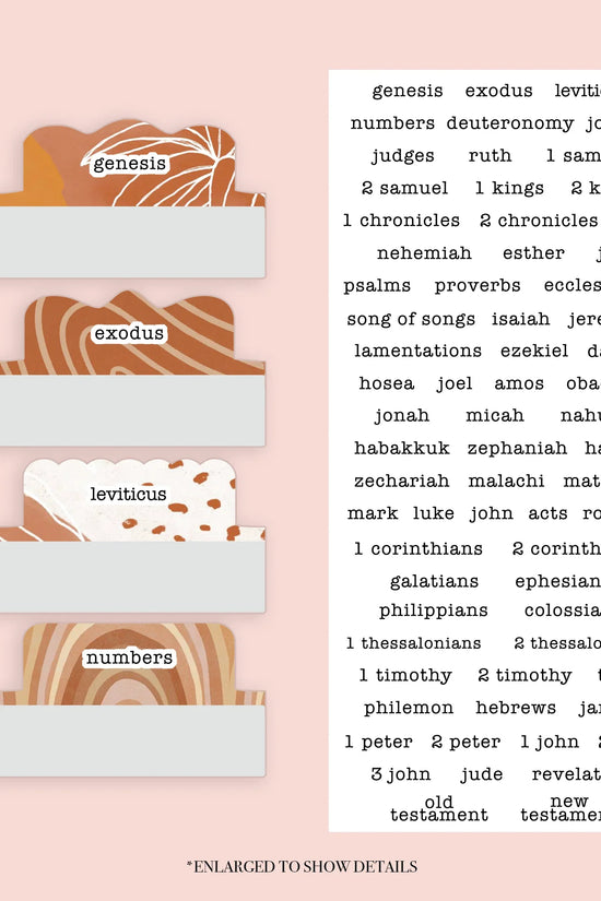 Boho - Repositionable Tabs Set