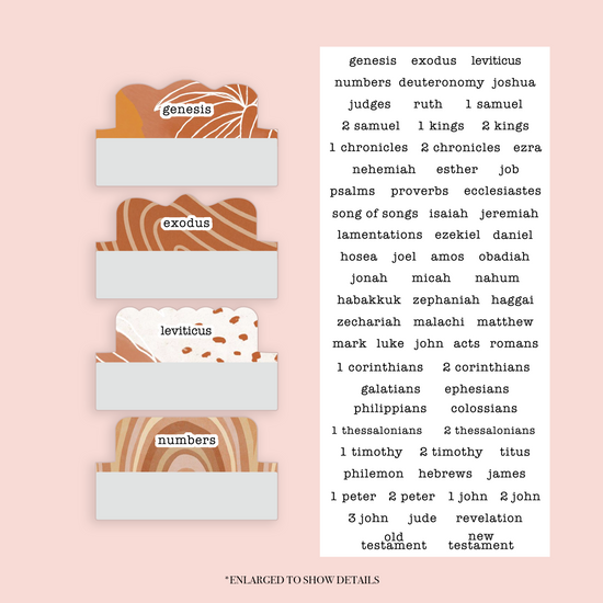 Boho - Repositionable Tabs Set