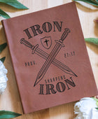 Iron Sharpens Iron Engraved Bible
