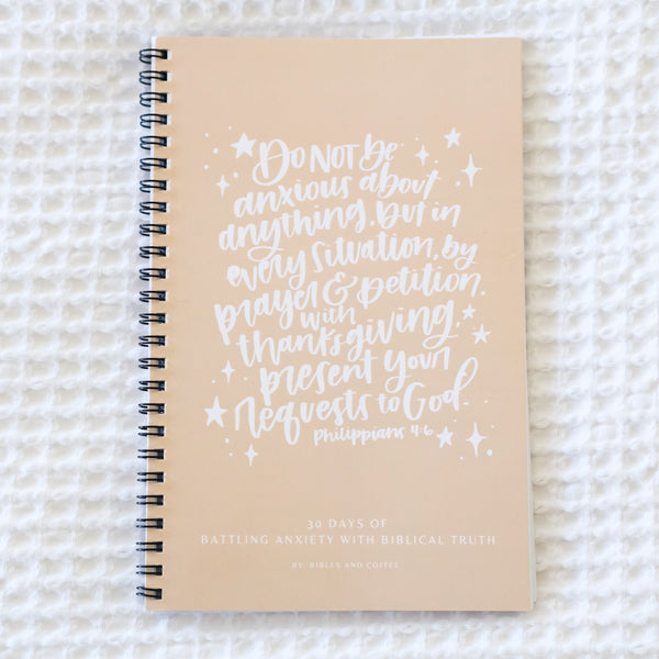 Battling Anxiety 30 Day Devotional Journal – Bibles and Coffee