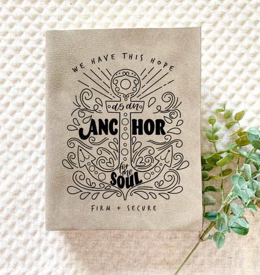 Anchor for the Soul Engraved Bible - Bibles and Coffee