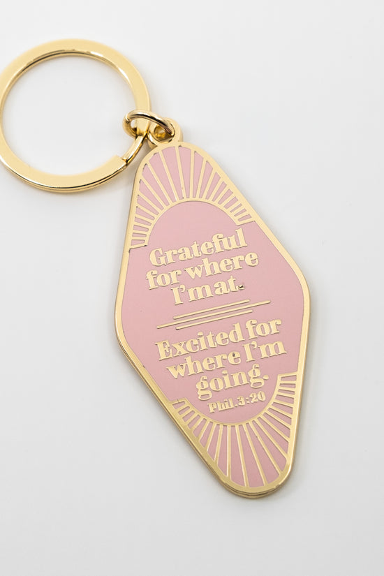 Grateful For Where I Am At - Keychain