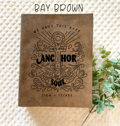 Anchor for the Soul Engraved Bible - Bibles and Coffee