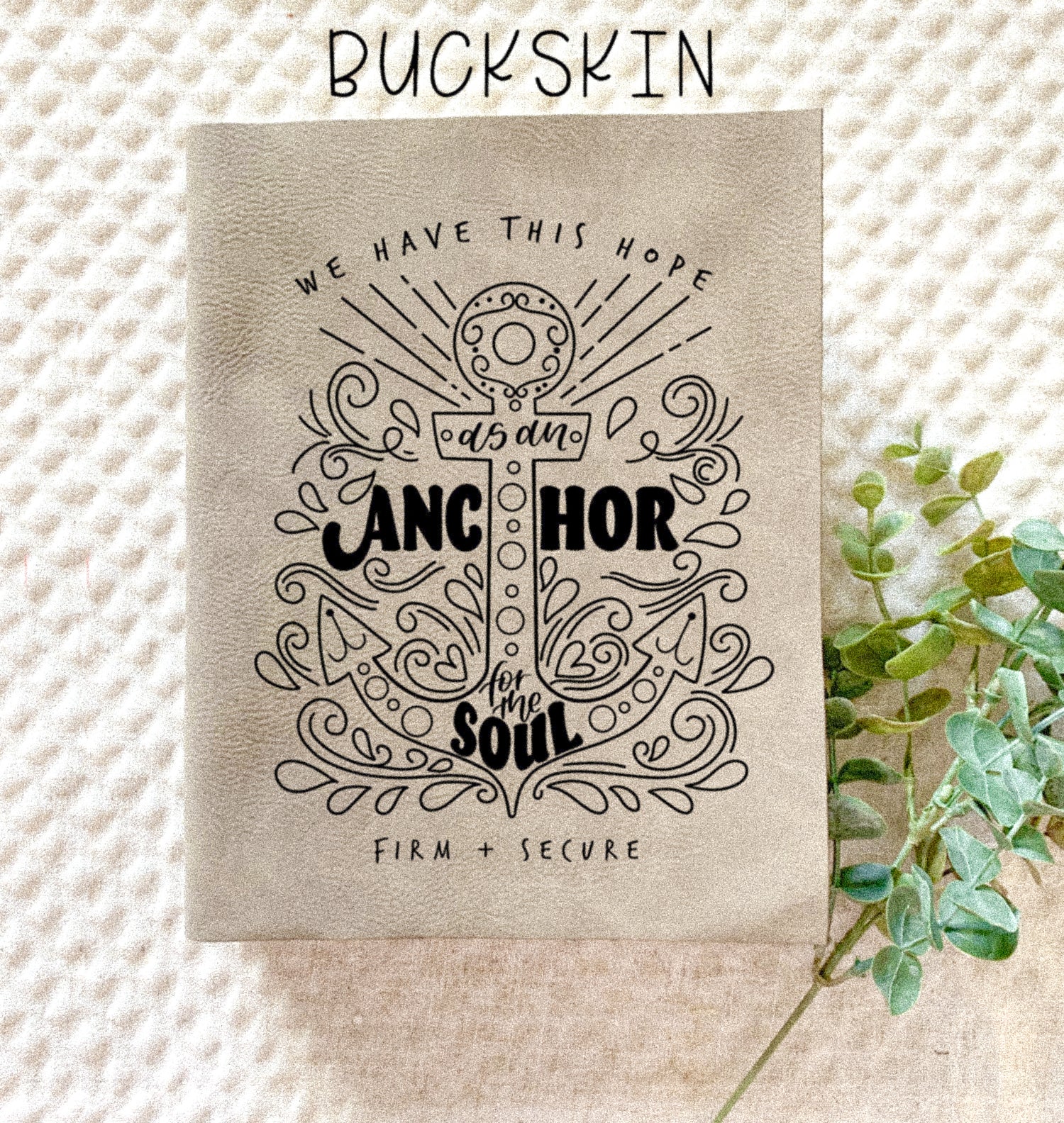 Anchor for the Soul Engraved Bible - Bibles and Coffee