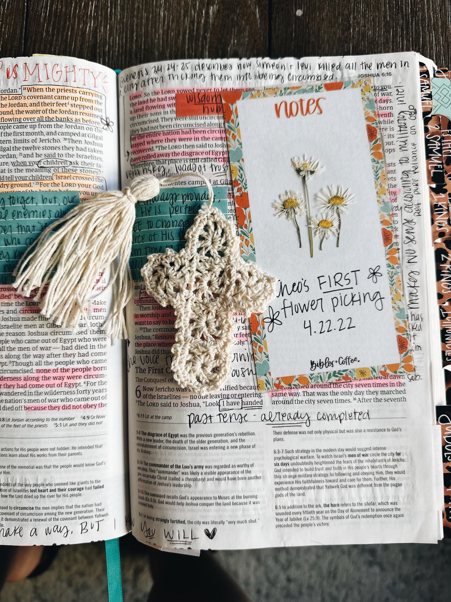 Cross Crochet Bookmark
