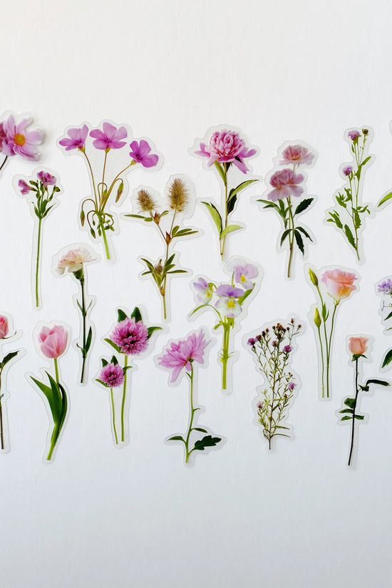 Peony Pink Journaling Sticker Pack (20ct)