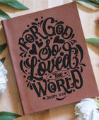 For God So Loved the World Engraved Bible