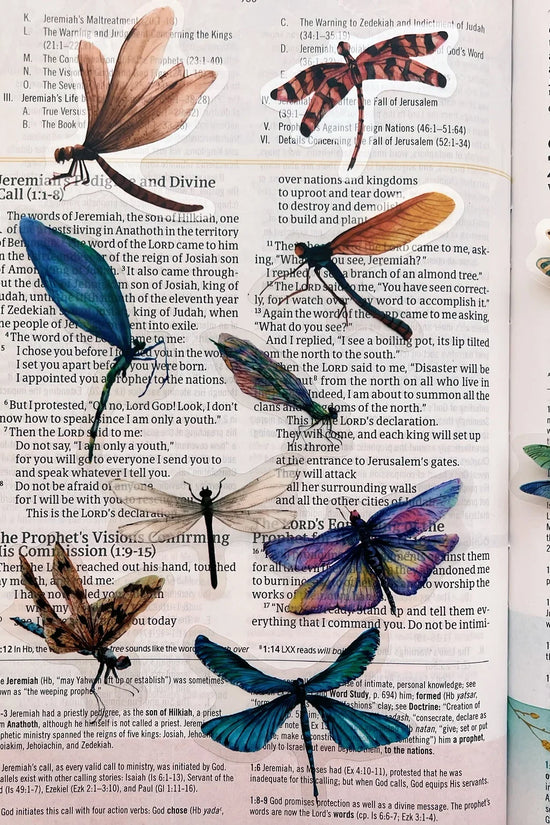 Dragonflies Journaling Sticker Pack (20ct)
