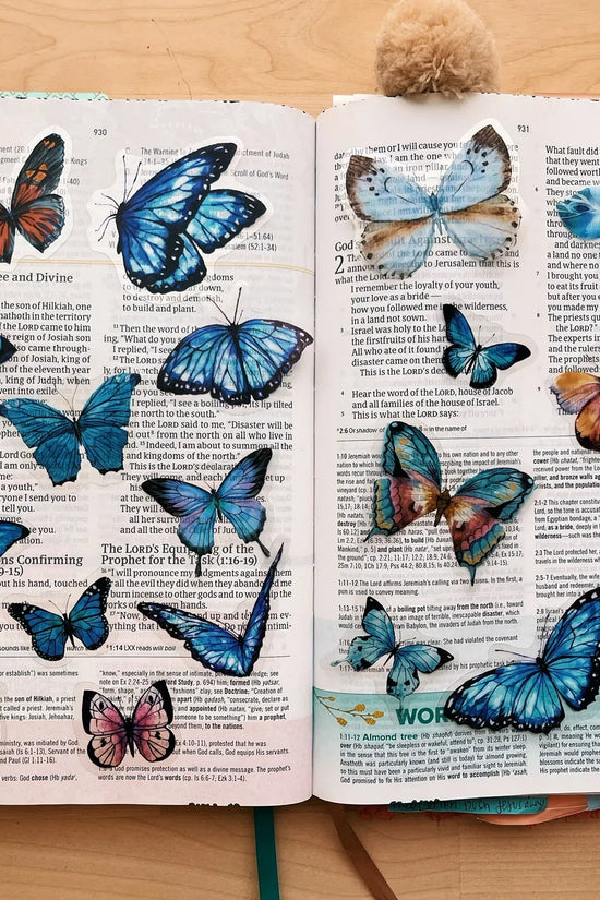 Spring Butterflies Journaling Sticker Pack (20ct)