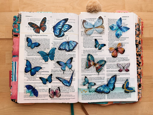 Spring Butterflies Journaling Sticker Pack (20ct)