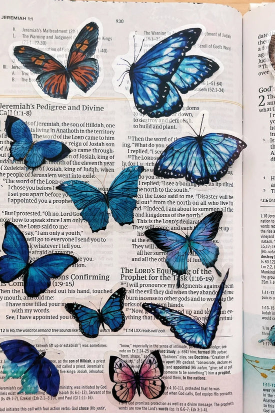 Spring Butterflies Journaling Sticker Pack (20ct)