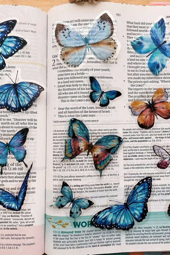 Spring Butterflies Journaling Sticker Pack (20ct)