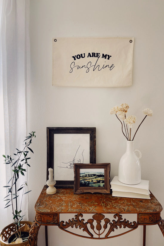 You Are My Sunshine Canvas Banner