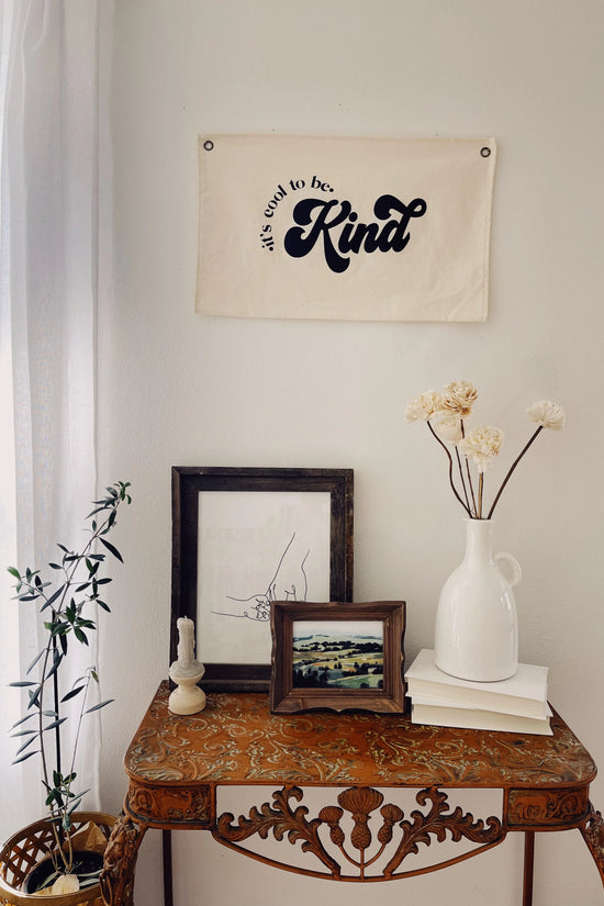 Be Kind Canvas Banner