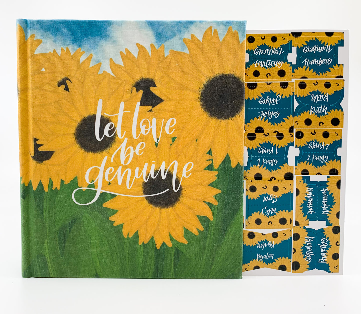 Sunflower Bible Tabs - Bibles and Coffee