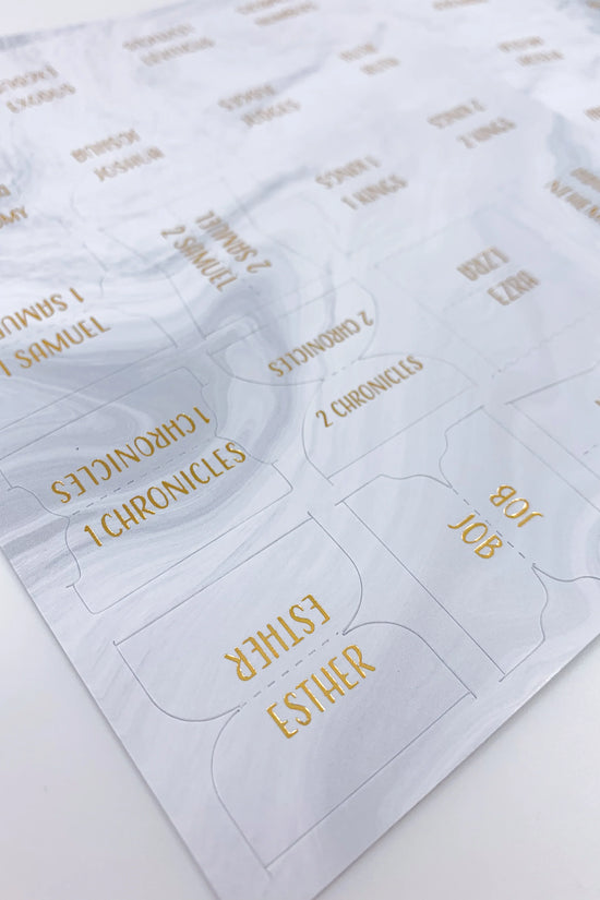 Marble Bible Tabs - Bibles and Coffee